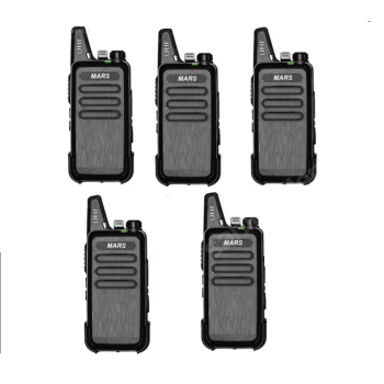 5 Adet Telsiz Cafe Restaurant İnşaat Telsiz Paketi