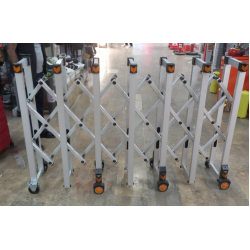 2 Metre Alüminyum Akordiyon Bariyer sistemi