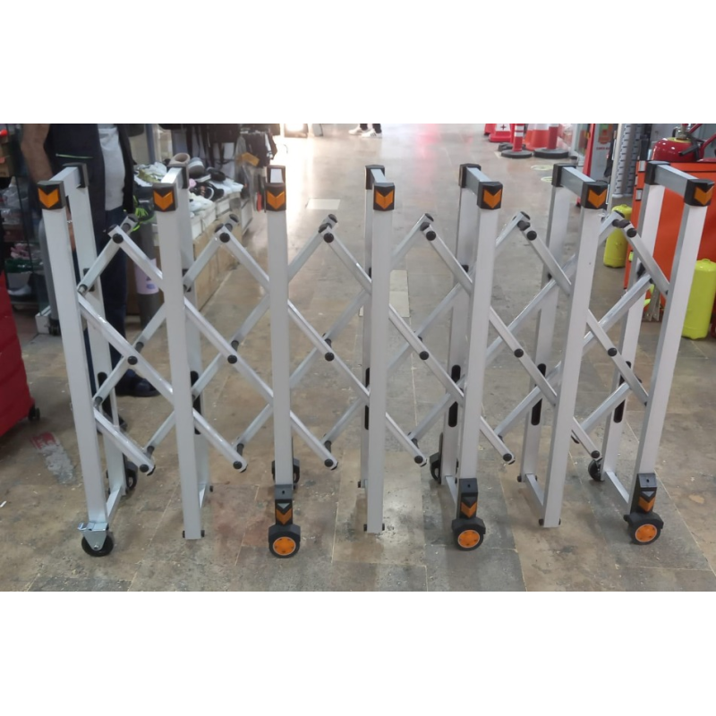 2 Metre Alüminyum Akordiyon Bariyer sistemi fiyat teklifi al