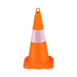 50 Cm Kirilmaz Trafi̇k Koni̇si̇ (Reflekti̇fli̇) 