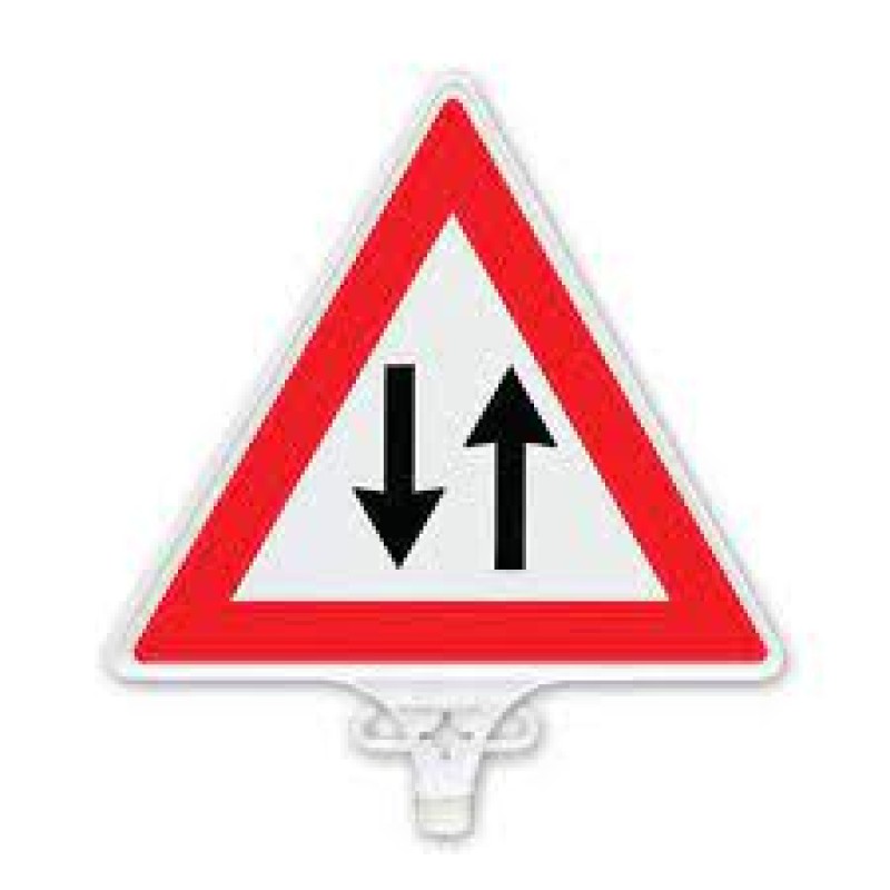 İki̇ Yönlü Trafi̇k Uyari Levhasi Çi̇ft Yön fiyat teklifi al