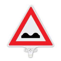 Kasi̇sli̇ Yol Uyari Levhasi Çi̇ft Yön 