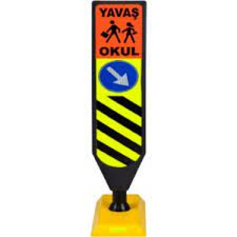 Kisa Tabanli Esnek Refüj Başi Tabelasi fiyat teklifi al