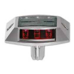 Solar Yol Butonu Kirmizi (Ankrajli) 