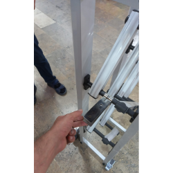 2 Metre Alüminyum Akordiyon Bariyer sistemi