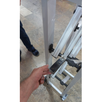 2 Metre Alüminyum Akordiyon Bariyer sistemi