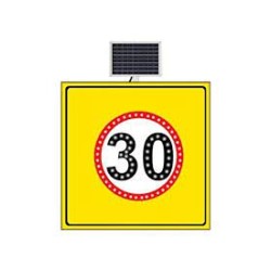 Hiz Li̇mi̇ti̇ 30 Km/H Sari Zemi̇n 1000X1000 Mm 