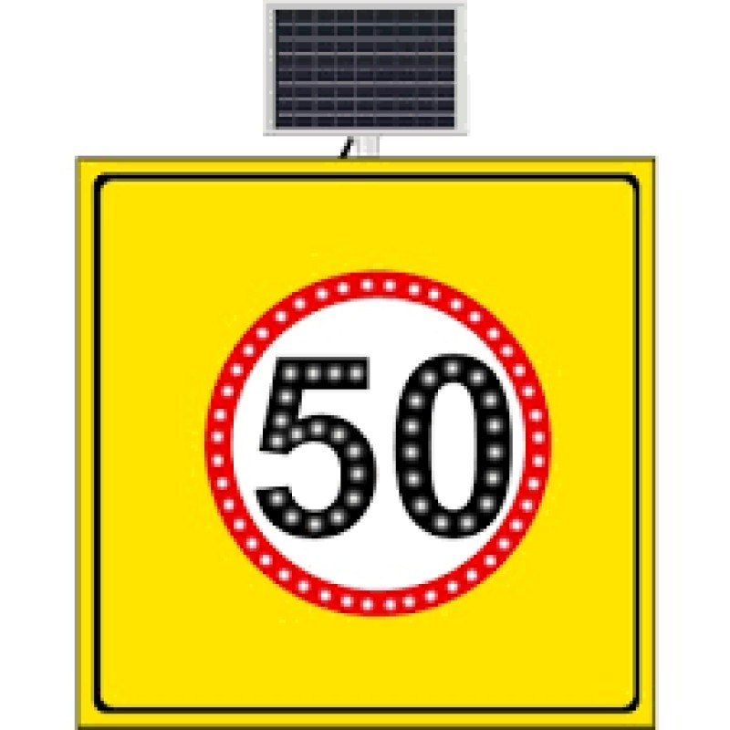 Hiz Li̇mi̇ti̇ 50 Km/H Sari Zemi̇n 1000X1000 Mm fiyat teklifi al