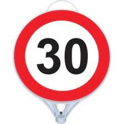 Azami̇ Hiz Sinirlamasi 30 Km Uyari Levhasi Tek Yön 