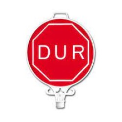 Dur Uyari Levhasi Tek Yön 