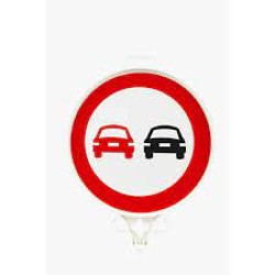 Öndeki̇ Taşiti Geçmek Yasaktir Uyari Levhasi Tek Yön 