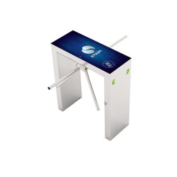 Crb 220D - Cam Kapaklı Çift Ayaklı Double Turnike 