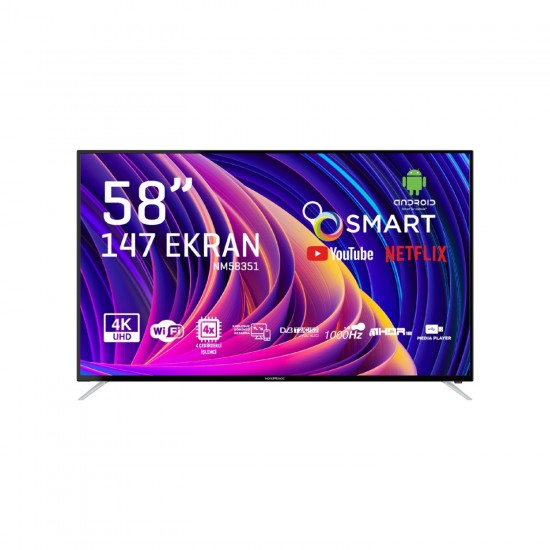 Nordmende NM58351 58" 147 Ekran Uydu Alıcılı 4K Ultra HD Android Smart LED TV