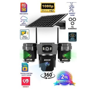 ONQAM 4G KAMERA 3 Lens 3MP ON6-4G VEESKY