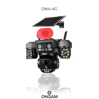 4G 3 adet kamera 1 adet hareketli motorlu bataryalı ve Solar (Güneş) Panelli Full HD Güvenlik kamerası