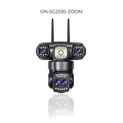 3 Kameralı 10 x zoom Wifi 2.4 Ghz Wifi Ev & iş yeri modemine telefon wifisine Bağlanabilen bataryasız adaptörlü Güvenlik Kamerası
