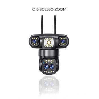 3 Kameralı 10 x zoom Wifi 2.4 Ghz Wifi Ev & iş yeri modemine telefon wifisine Bağlanabilen bataryasız adaptörlü Güvenlik Kamerası