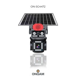 4G Sim Kart Bağlantılı Hareketli  Alarmlı Güvenlik Kamerası Çift Kameralı Batayalı Solar (Güneş) Panelli