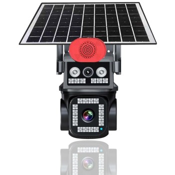 4G Sim Kart Bağlantılı Hareketli  Alarmlı Güvenlik Kamerası Çift Kameralı Batayalı Solar (Güneş) Panelli