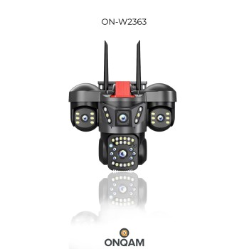 3 Kameralı 5x dijital zoom Wifi 2.4 Ghz Ev & iş yeri modemine telefon wifisine Bağlanabilen bataryasız adaptörlü Güvenlik Kamerası