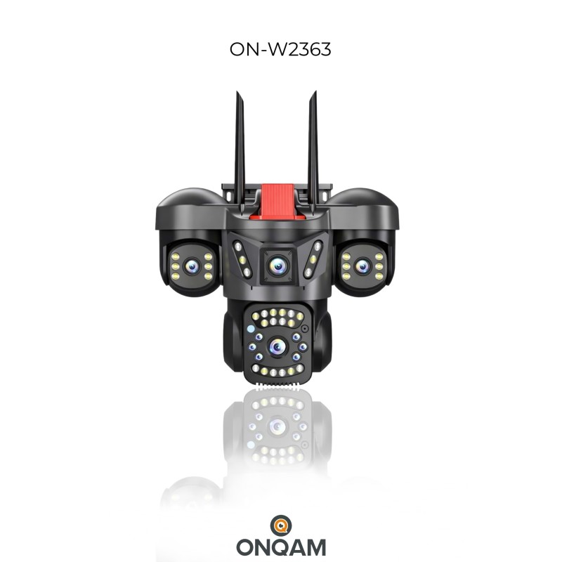 3 Kameralı 5x dijital zoom Wifi 2.4 Ghz Ev & iş yeri modemine telefon wifisine Bağlanabilen bataryasız adaptörlü Güvenlik Kamerası fiyat teklifi al