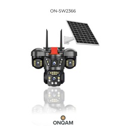 3 KAMERALI 10x Zoomlu Lens Wifi 2.4 Ghz Ev & iş yeri modemine telefon wifisine Bağlanabilen bataryasız adaptörlü Güvenlik Kamerası