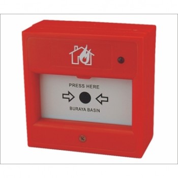 4 Bölgeli Konvansiyonel Yangın Alarm Seti 6 Dedektör 2 Çağrı Noktası 2 Siren