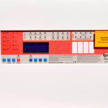 Yangin Algilama Ve Otomatik Gazli Söndürme Kontrol Paneli 