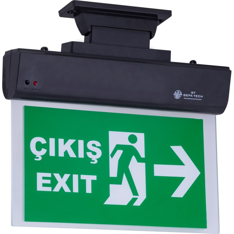 Sıva Üstü Acil Yönlendirme Armatürü Siyah fiyat teklifi al