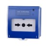 Tekni̇m Tfb-3165B Aci̇l Durdurma Butonu, Gazli Yangin Söndürme Si̇stemleri̇ İçi̇n, Mavi̇ 