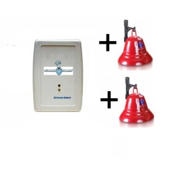 Fabrika Mola Zil Saati Seti İki Çanlı Set