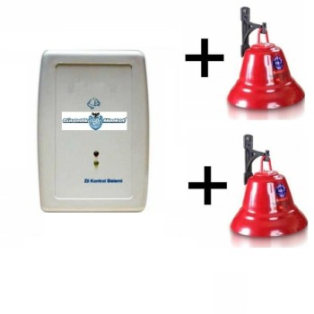 Fabrika Mola Zil Saati Seti İki Çanlı Set