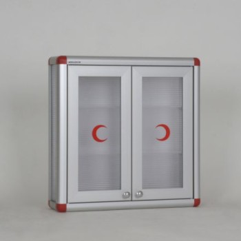 Alüminyum Ecza Dolabı 3 Bölümlü 