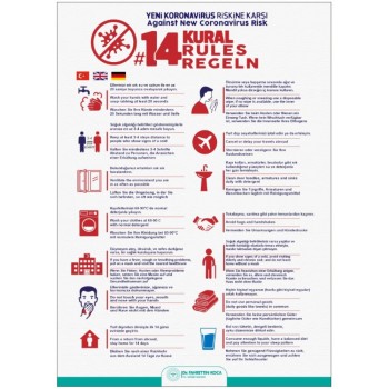 14 Kural Afişi-Türkçe-İngilizce-Almanca 