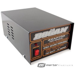 12 Volt 10 Amper Regüleli Adaptör Doğan 