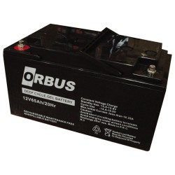 12 Volt 65 Ah Jel Tip Akü Orbus 