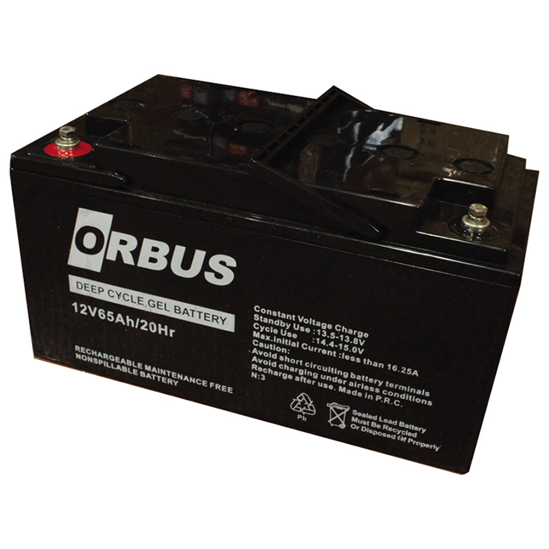 12 Volt 65 Ah Jel Tip Akü Orbus fiyat teklifi al