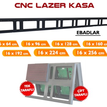 128X16 Cnc Tabela Kasası Tek Taraflı 