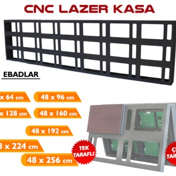 160X48 Cnc Tabela Kasası Tek Taraflı 