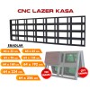 160X64 Cnc Tabela Kasası Tek Taraflı 