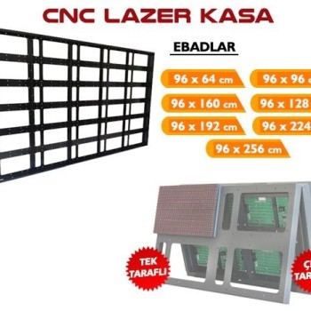 160X96 Cnc Tabela Kasası Çift Taraflı 