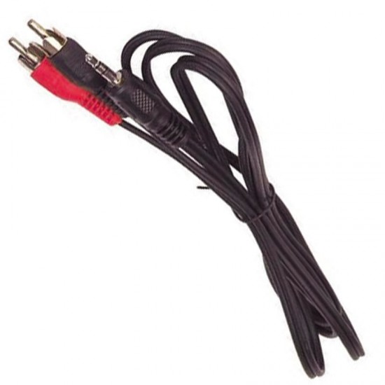 2 RCA-3.5 Mm Stereo Kablo