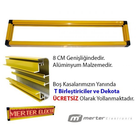 256-96 Çiftli Led Tabela Kasası