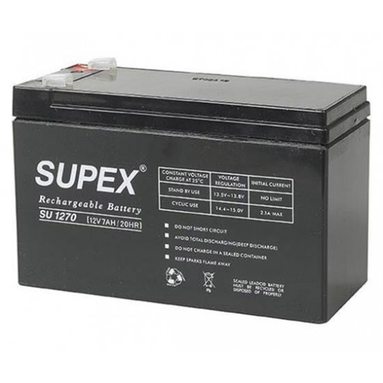 Akü 12V 7AH Atex-Supex