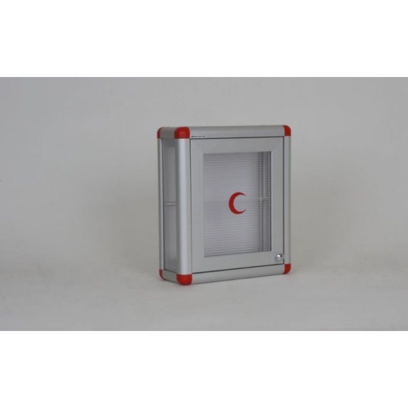 Ecza Dolabı Oval Formda Kırmızı Köşeli fiyat teklifi al