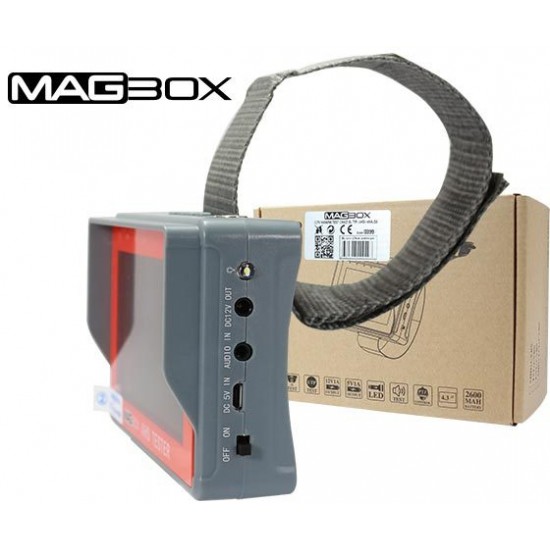 Magbox AHD-Analog CCTV Kamera El Tipi Test Cihazı