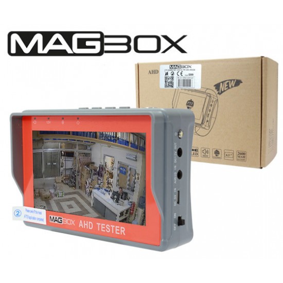 Magbox AHD-Analog CCTV Kamera El Tipi Test Cihazı