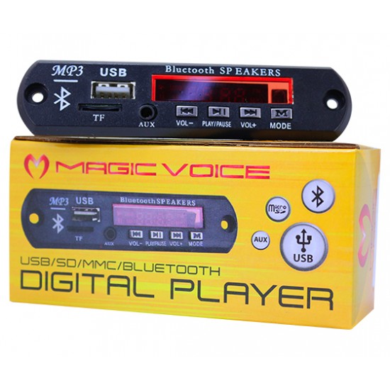 Magicvoice USB-SD-MMC-Bluetooth Çevirici Digital Player