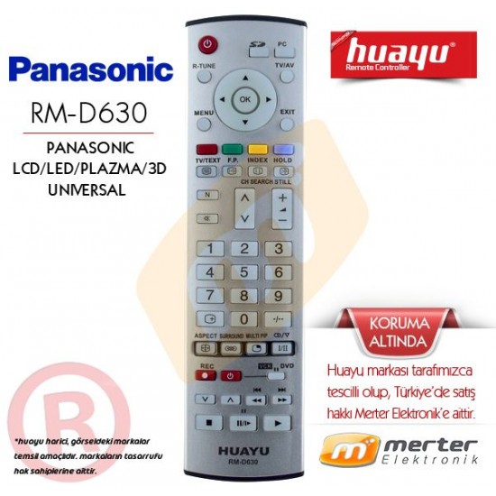 Panasonic Lcd-Led-Plazma Tv Kumandası Huayu RM-D630