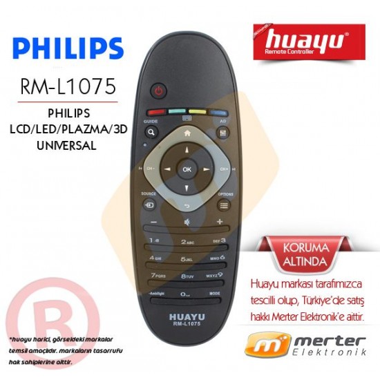 Philips Lcd-Led-Plazma Tv Kumandası Huayu RM-L1075